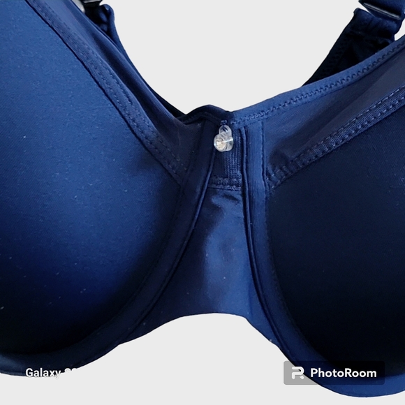Bail Comfortlite Smoothing Bra Underwire Lightly Lined Royal Blue Sz 40DD NWOT - Picture 5 of 13